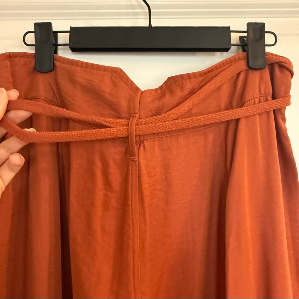 Tiny-Anthropologie - Heidi Tie Rust Drawstring High-Waist Pants - Picture 7 of 13